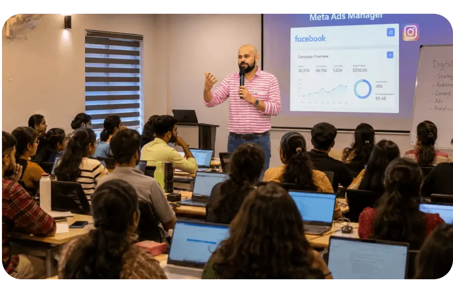 Best digital marketing academy in Trivandrum offering practical Meta Ads training with an expert trainer